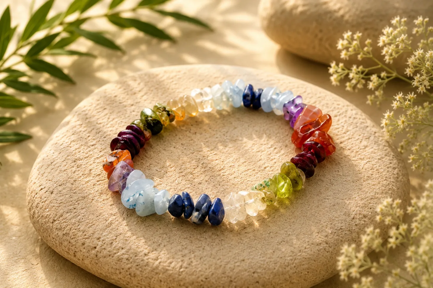 7 Chakras - Bracelet baroque