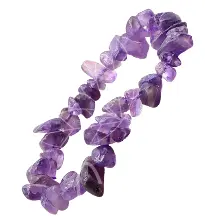 Améthyste - Bracelet baroque