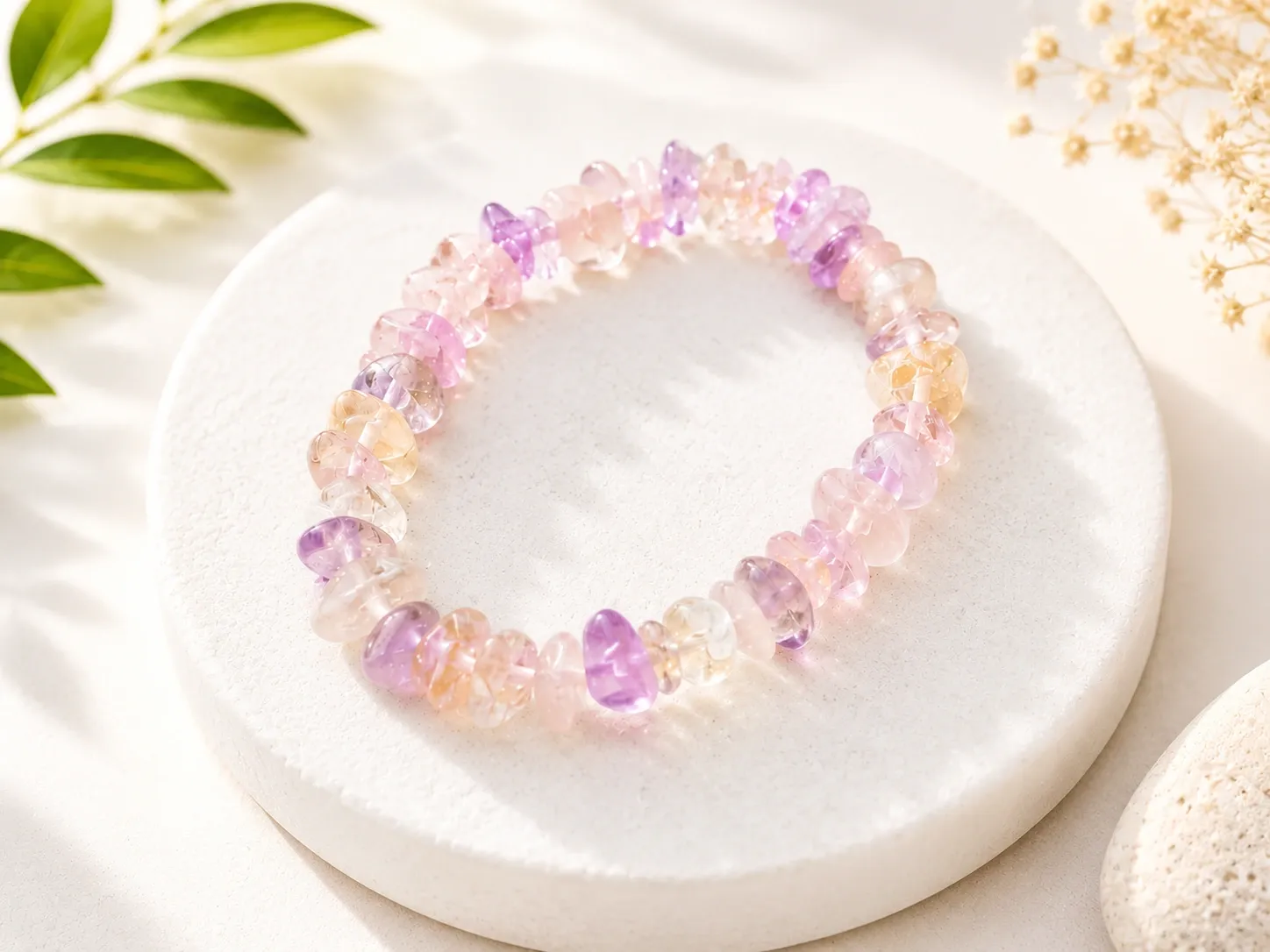 [134] Amétrine - Bracelet baroque