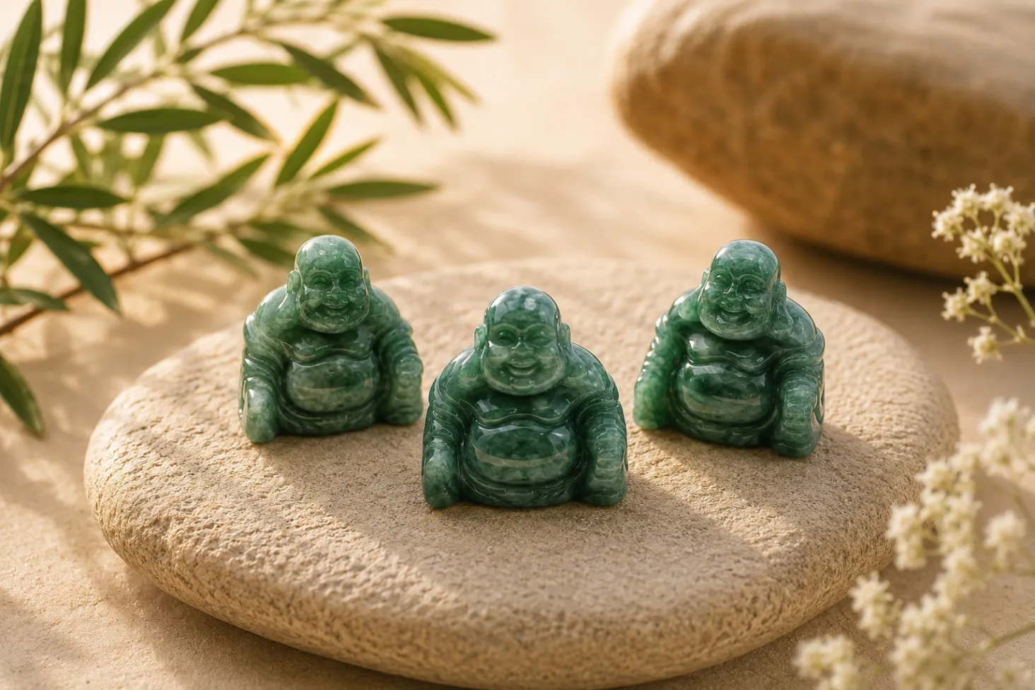 Aventurine verte - Bouddha