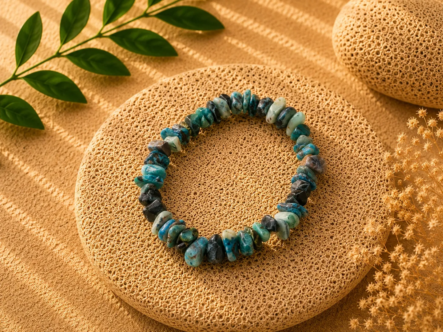 [182] Chrysocolle - Bracelet baroque