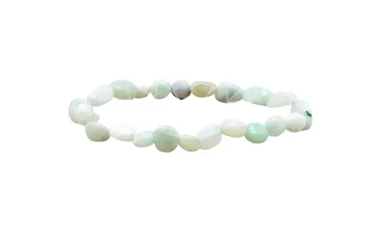 Jade de Birmanie - Bracelet pierres roulées