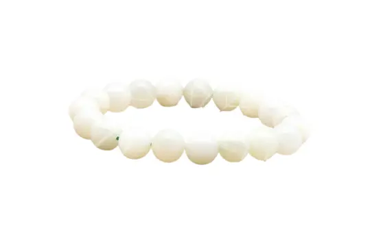 Jade de Chine - Bracelet boule 10 mm