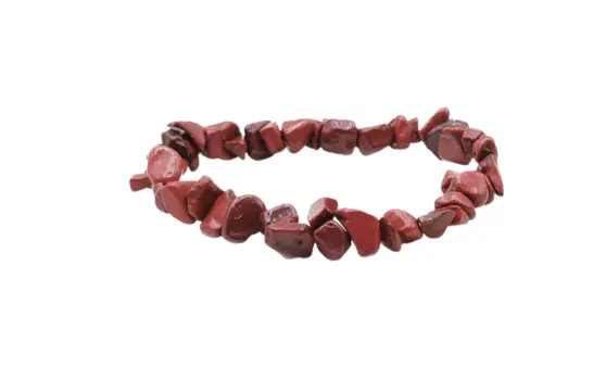 Jaspe rouge - Bracelet baroque