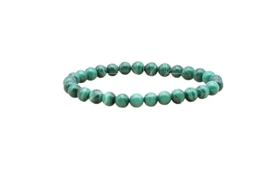 Malachite - Bracelet boule 6 mm