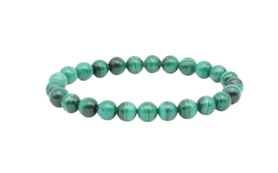 Malachite - Bracelet boule 8 mm