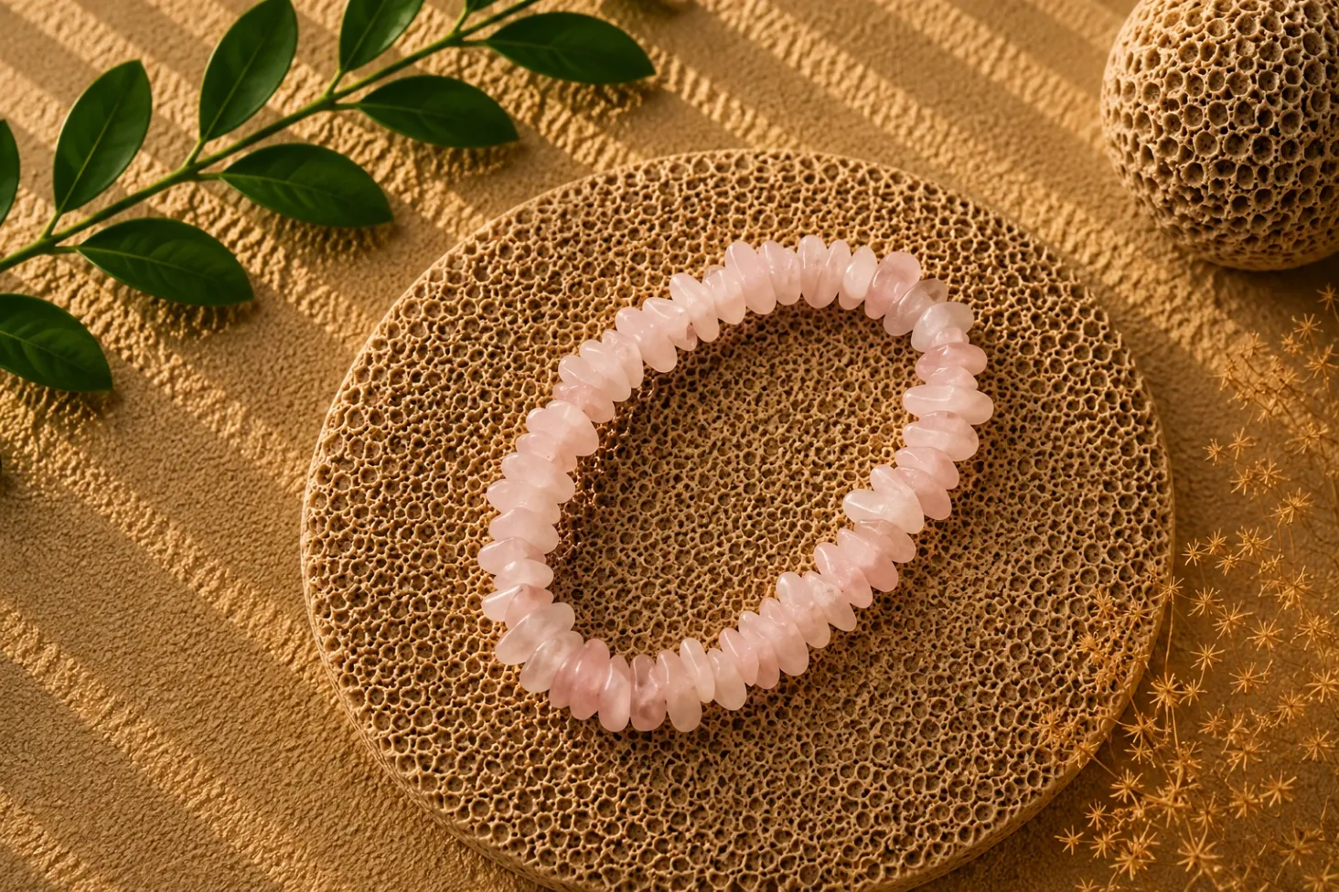 [347] Morganite - Bracelet baroque