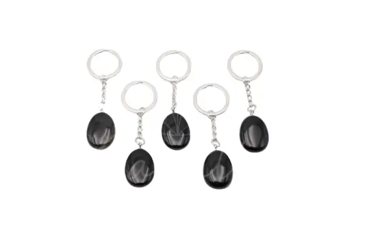 Obsidienne noire - Porte clés