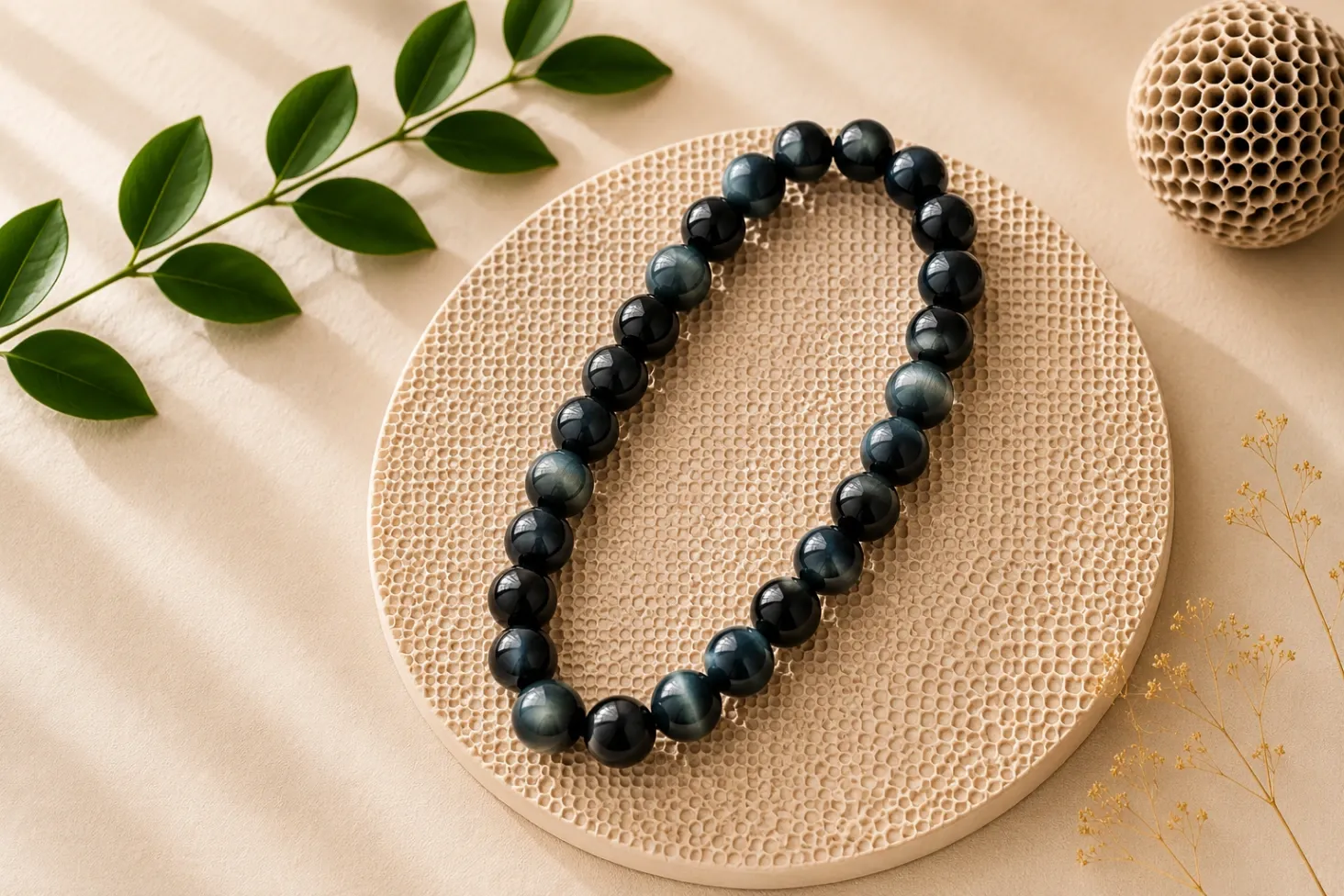 [656] Œil de faucon - Bracelet 8 mm