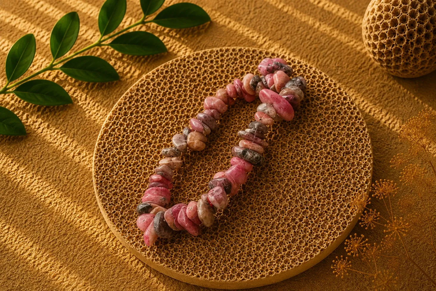 Rhodonite - Bracelet baroque
