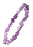 [118] Améthyste - Bracelet pierres roulées