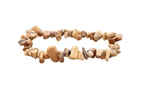 [262] Jaspe paysage - Bracelet baroque