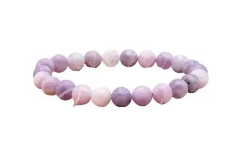 [324] Lépidolite - Bracelet boule 8 mm