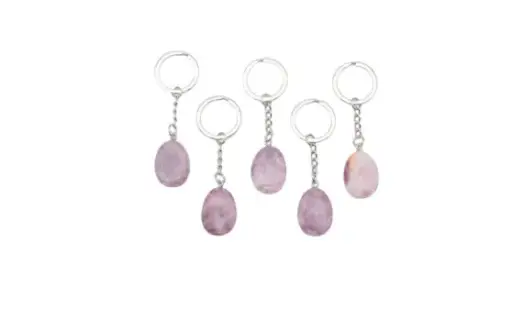 [326] Lépidolite - Porte clés