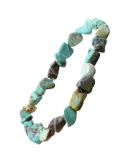 [588] Turquoise - Bracelet pierres roulées